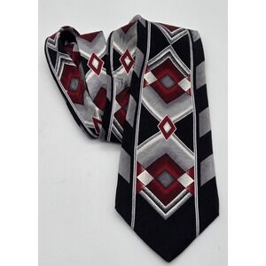 Conte di Milano Silk Tie Mens Geometric Designer Formal Dress Neckwear 58x4